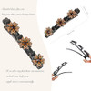 Sparkling Crystal Stone Braided Hair Clips Duck Bill Clip With Rhinestone