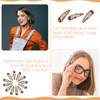 Nogeqi 12Pcs Metal Snap Hair Clips Tortoise Hair Barrettes For Women Hair Snap Clips For Women Vintage Tortoise Hair Clips Snap Snap