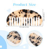 Piriuuo Wide Tooth Comb Tortoise Shell Comb Large French Hair Comb Cellulose Acetate Detangling Hair Combs Portable Shower Comb For Women
