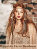 Xunyee Feather Headband Short Classic Style Brown Series