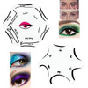 Fayaca Eyeliner Stencils 6 In 1 Eyeshadow Stencils 2 Set 2 Styles