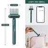 Rhos 2 In 1 Hair Brush Cleaner Tool 1 Pack Green