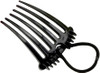 Black Bandette Comb Comb With Elastic Band Ponytail Bump It Up Volume Inserts Combs Fluffy Hair Comb Hair Styling Tool With Elastic Rubber