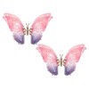 Neva Nude Large Butterfly Hair Clips For Women Thin Medium Thick Hair 2Pc Lovingly Handcrafted Comfortable Non Slip And Strong Hold Embrace