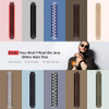 Easyoung 10 Pcs Knotted Wide Hair Ties For Men With Long Curly Thick Or Dense Hair Elastic No Crease Coils For Buns