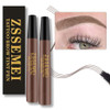 Waterproof Eyebrow Pen For Women Microblading Tattoo Eye Brow Pencil Long Lasting All Day Creates Natural Looking Brunette 2 Pcs