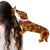 Cute Dachshund Claw Clips Cellulose Acetate Hair Clips Dog Hair Barrettes Hair Accessories For Women Girls