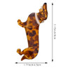 Cute Dachshund Claw Clips Cellulose Acetate Hair Clips Dog Hair Barrettes Hair Accessories For Women Girls