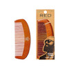 Red By Kiss Premium Wood Men Long Beard Comb Easy Detangling And Styling Durable Design For Gentle Beard Hair And Mustache Grooming