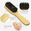 Slick Back Hair Brush Mini Boar Bristle For Baby Hair Edges Ponytails