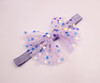 Yheahin 3Pcs Baby Girl Bows Headband Chiffon Flower Hairband For Newborn Infant Toddler Soft Elastic Hair Bow Accessories For Baby Birthday