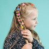 Mini Flower Hair Clip Flower Clips Colorful Mini Hair Claw For Women Girls Baby Toddler Bangs Strong Grip Small Tiny Rainbow Hair Clips 50