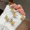Ylapagne 20 Pcs Hair Clips For Women Small Metals Hollow Butterfly Strong Hold Jaw Clips Mini Claw Clips Gold Colors Hair Accessories