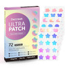 Dazzlook Star Pimple Patch Salicylic Acid Holographic Colors 72 Count