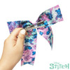 Luv Her Disney Stitch Hair Bows For Girls One Large Printed Hair Bow Featuring Your Favorite Stitch Characters Alligator Clip Large Bows For