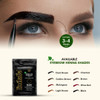 Indalo Black Eyebrow Henna 10G Pouch Brow Color Powder Smudge Proof And Water Resistant Vegan Cruelty Free Gentle Formula 20 Applications