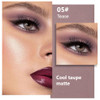Kaely Taupe Single Eyeshadow Makeup Blendable Neutral Powder Eye Shadow For Older Women Lavender Plum Purple Mauve Matte Eyeshadow Palette