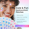 Avapy Pimple Patches For Face Cute Hydrocolloid Acne Patches Colorful Hologram Star Sport Stickers Zits And Blemish Pimple Patch With