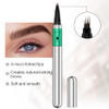 Apooliy Microblading Eyebrow Pen Waterproof Brow Pen Micro 4 Point Eyebrow Makeup Pencil For Women To Effortlessly Create Hair Like Natural