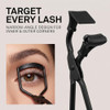 Black Eyelash Curler With Refill Pads Pinching Mini Lash Curler For All Eyelash Shapes Eye Makeup Brushes And Tools Beauty And Personal Care