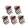 5 Pcs Mini Metal Hair Claw Clips Hair Clamp Side Bangs Clip Styling Tool Hairpins Accessories For Women Small Little Plastic Hairclips Jaw