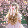 Wrbajis Cherry Hair Bows For Women Cherry Hair Clip Summer Fruit Hair Clips Big Bows Hair Barrettes Elegant Girls Hair Accessories For