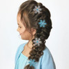 Atoden Sparkly Snowflake Hair Clips Barrettes 8Pcs Christmas Hair Accessories Decorative Hair Pins For Women Girls Princess Elsa Cosplay