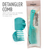 Donna Double Row Detangling Comb Wide Tooth Hair Detangling Comb With Ergonomic Handle Durable Anti Static Plastic For Wet And Dry Curly