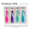 Donna Double Row Detangling Comb Wide Tooth Hair Detangling Comb With Ergonomic Handle Durable Anti Static Plastic For Wet And Dry Curly