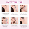 Borola Invisible Face Lift Tape V Shaped Matte Transparent 40 Pcs