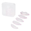 Aroncent Silicone Eyelash Curler Pads 5 Sizes Reusable Soft Shell Lash Lift Shields Women Makeup Tools Pink