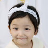 Rannyrena Floral Lace Bow Knot Baby Girls Headband Birthday Infant Wrap Elastic Baby Shower Turban Hairband For Newborn Infant Toddler Kids