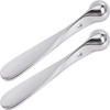 Smallcat 2 Pcs Eye Cream Applicator Metal Eye Roller For Puffy Eyes Cream Applicator For Face Rollers Massager Tool For Women Reducing