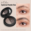 Wugbc 2 Colors Eyebrow Powder Duo Medium Brown Eyebrow Palette For Define And Filling Natural Brows Long Lasting Blending Easily Eye Brow