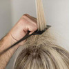 Backbayia Hair Styling Comb Rat Tail Styling Comb Detangling Comb No Static Hair Brush For Back Combing Black