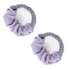 2Pcs Lazy Heatless Donut Bun Maker Hair Curlers Headband Sleeping Curls
