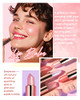 Glimmer Balm Tinted Lip Balm Moisture Hydrate Lipsticks Ph Lipstick Color Changing Lipstick Natural Chapstick Glitter Pink Lip Gloss Unicorn