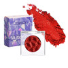 De Lanci Chameleon Red Glitter Eyeshadow Highly Pigmented Single Metallic Glitter Eye Shadow Palette Intense Color Shifting Chrome True Red
