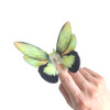 Fancy Butterfly Hair Clips Novelty Acetate Claw Clip For Women Fantasy Hair Clip Green