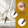 Yemomo 4 Claw Liquid Eyebrow Pencil Waterproof Natural Looking Microblading Effect Professional Makeup Tool With Fine Tip 2 Dark Coffee