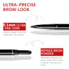 Maksure Browcharm Microblading Eyebrow Pencil 0.1Mm Ultra Fine Tip 3 In 1 Waterproof Eyebrow Pencil With Eyebrow Powder And Eyebrow Brush