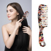 Ladyamz Large Wide Tooth Hair Comb Tortoise Shell Comb For Thick Curly Hair