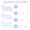 Libeauty Self Adhesive Lower Lash Lift Shields 6 Pcs Eyelash Lift Pads
