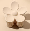 1Pc Cream Coloured Flower For Cute Flower Claw For Women Non Slip Matte Large Claw Clips For Thick Hair And Thin Hair Medium Hair Claws Jaw