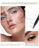 Glitter Silver Liquid Eyeliner Metallic Shimmer Eyeliner Makeup Waterproof