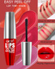 Peel Off Lip Tint Stain Peel Off Lip Liner Stain Tattoo Nude Pink Lipgloss Long Lasting Waterproof Non Stick Highly Pigmented Red Matte