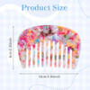 2Pcs Wide Tooth Comb For Women Travel Comb Mini Detangling Combs Anti Static Pocket Size For Thick Curly Wet Dry Hair