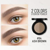 Kyda 2 Colors Eyebrow Powder Duo Eyebrow Palette Makeup For Full Defined Natural Brows Brown Eye Brow Powder For Women With Dual Ended Brush