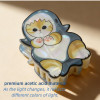 Cute Shark Cat Acetate Claw Clip For Women Kawaii Cartoon Cat Hair Accessory Non Slip Strong Hold Claw For Thick And Thin Hair Funny Clip