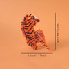 Funny Tiger Hair Clips Acrylic Claw Clips Animal Hair Clips For Women